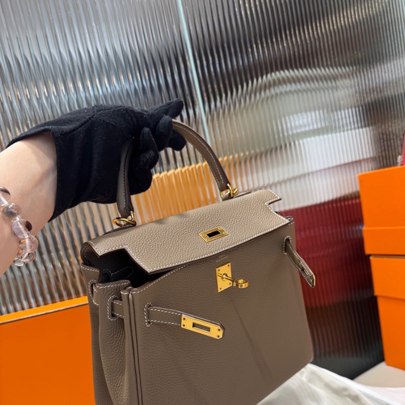 Hermes Kelly 25 etoupe 愛馬仕 大象灰-4