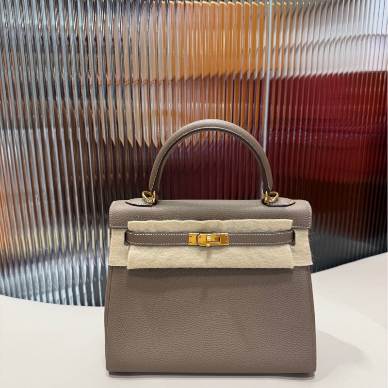 Hermes Kelly 25 etoupe 愛馬仕 大象灰-5