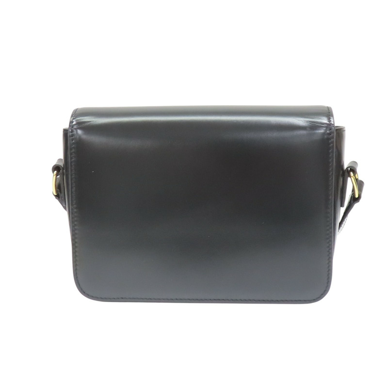 黑色 牛皮 Teen Triomphe 肩背包【CELINE 賽琳】 188423BF4.38NO-1