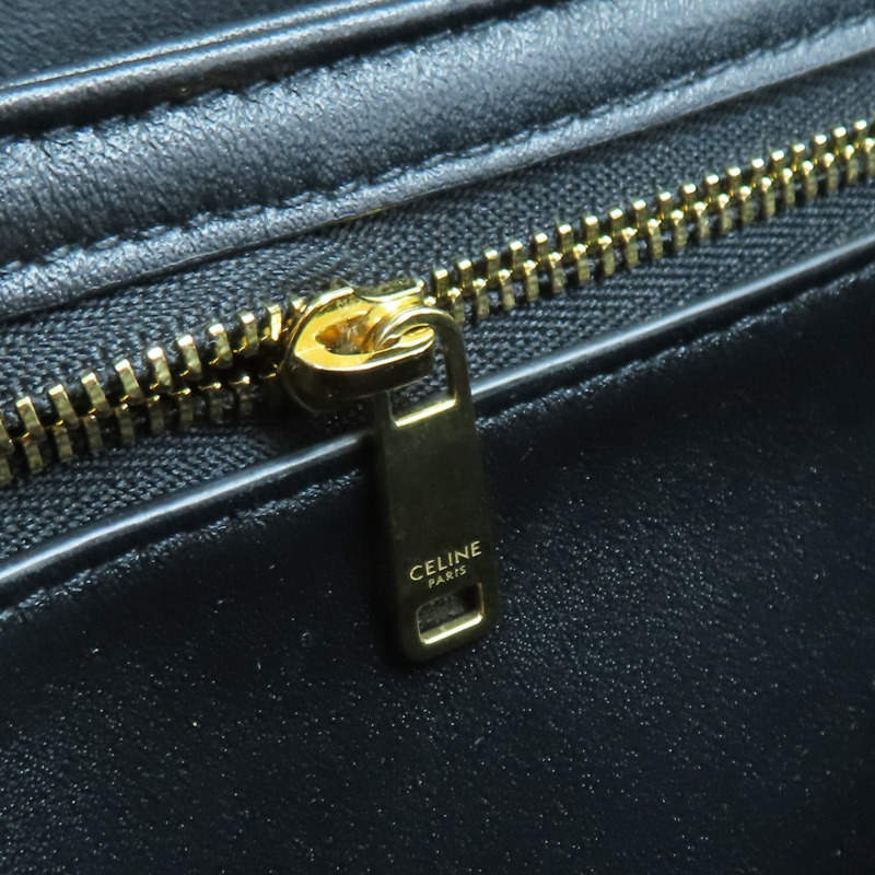 黑色 牛皮 Teen Triomphe 肩背包【CELINE 賽琳】 188423BF4.38NO-13