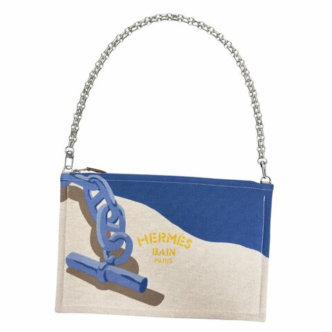 HERMES *自加鏈＞送無品牌扣＋無品牌鏈帶* Bain 豬鼻子🐽 肩背包