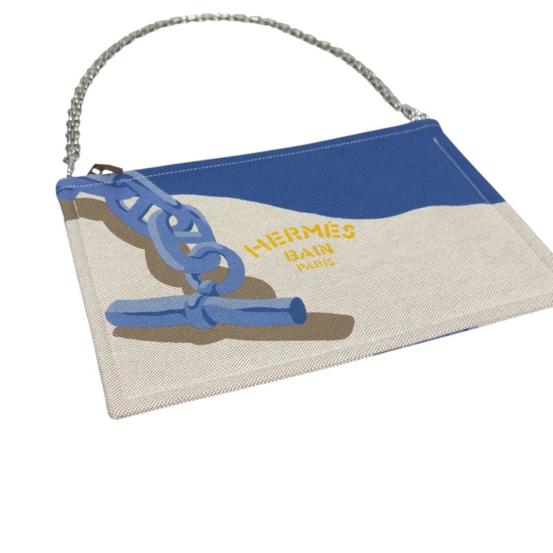 HERMES *自加鏈>送無品牌扣+無品牌鏈帶* Bain 豬鼻子🐽 肩背包-4