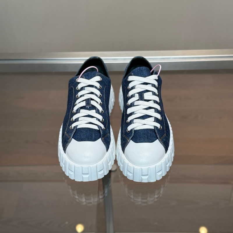 99新愛馬仕/Hermes 牛仔拼色餅乾鞋 尺碼/37.5碼 無附件一-1