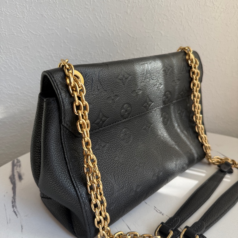 lv 全真皮黑壓紋 超美專櫃十幾萬 vavin-8