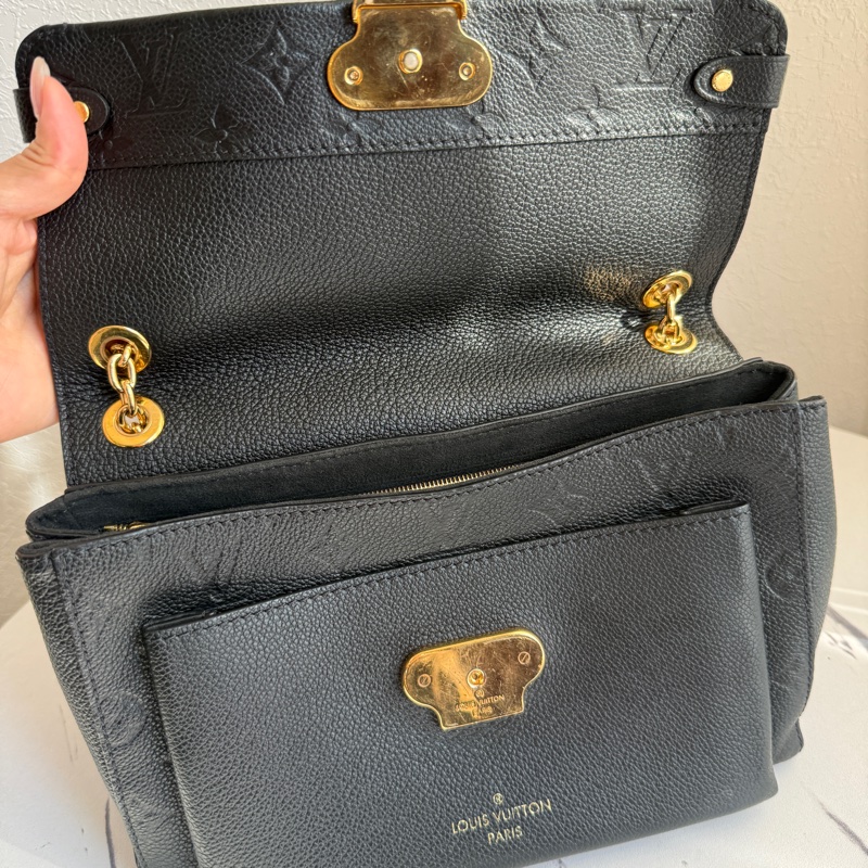 lv 全真皮黑壓紋 超美專櫃十幾萬 vavin-12