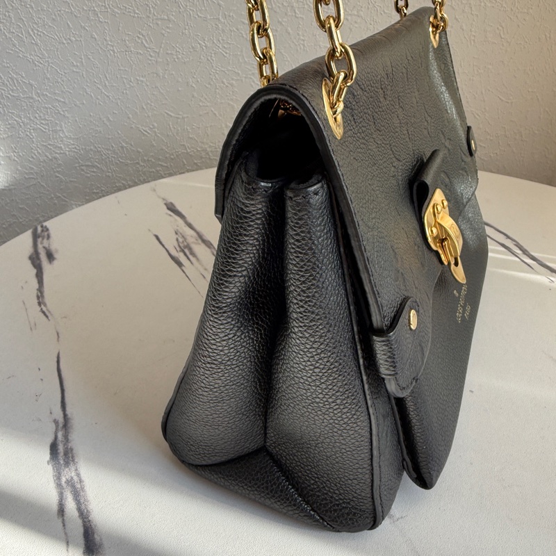 lv 全真皮黑壓紋 超美專櫃十幾萬 vavin-18