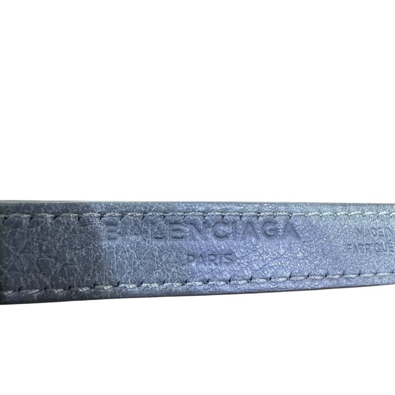 【美收精品】BALENCIAGA灰色鉚釘手鍊 4-838-7