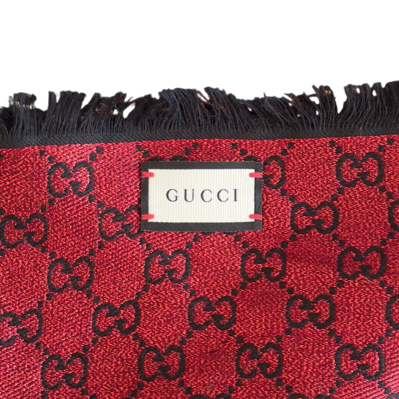 GUCCI GG 閃爍 彩虹 圍巾-7