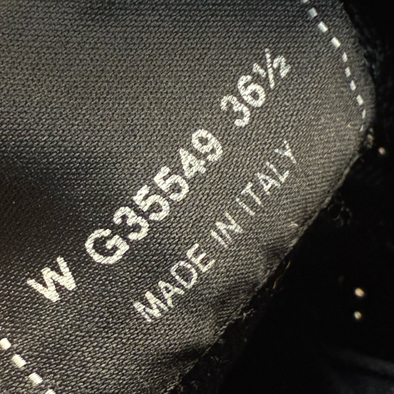 98新CHANEL/香奈兒 22B 黑白系帶字母休閒鞋 尺碼/36.5碼一-7