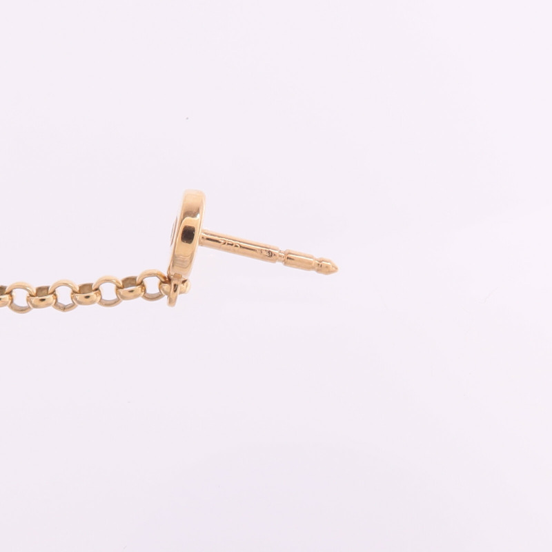 HERMES 18K玫瑰金Gambade H Earrings鑽石耳環-6