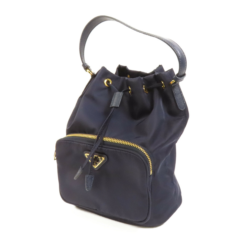 PRADA 尼龍Shoulder Bag金扣手挽肩背兩袋-2