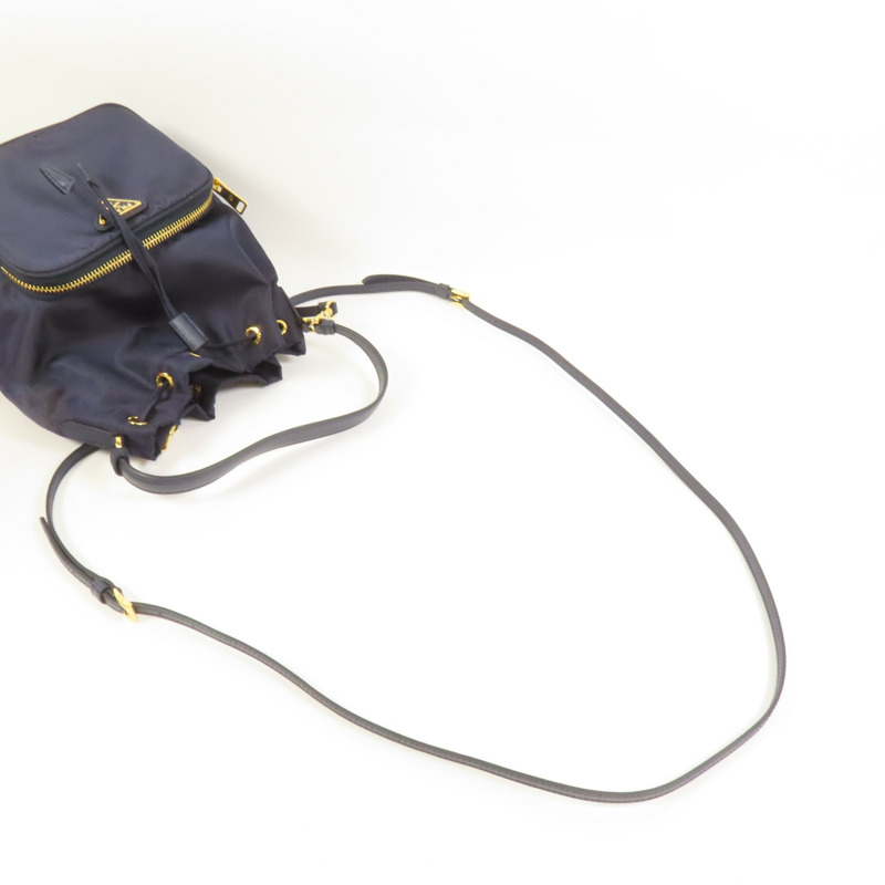 PRADA 尼龍Shoulder Bag金扣手挽肩背兩袋-4