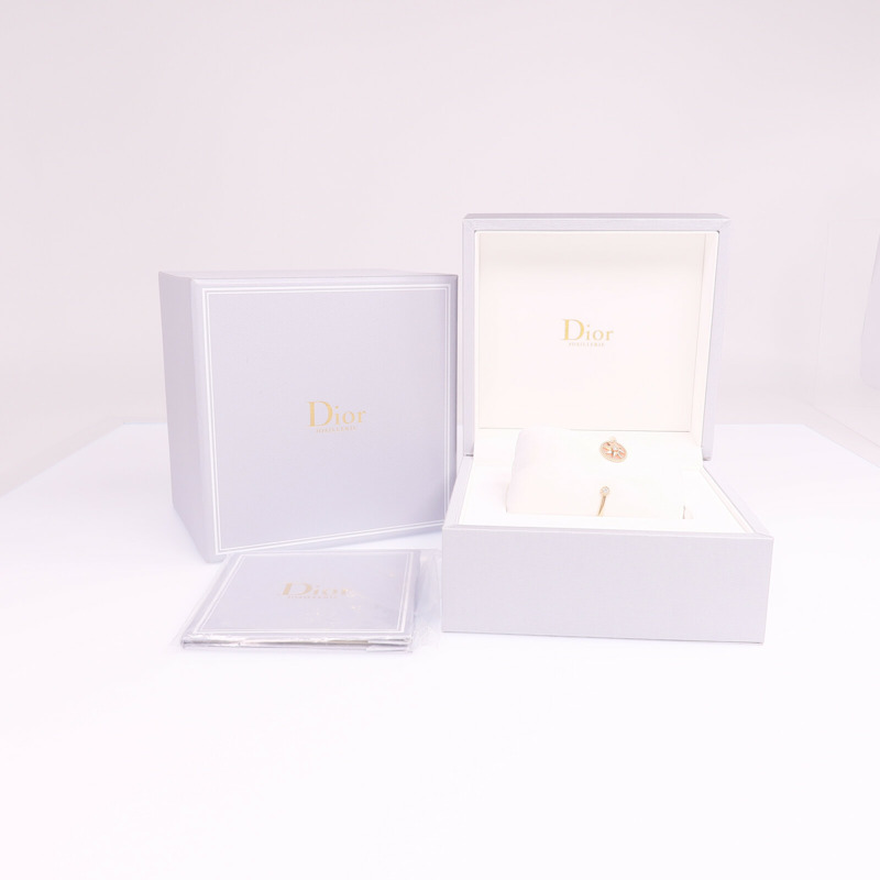 Dior 18K玫瑰金Rose des Vents Bracelet鑽石手鐲-6