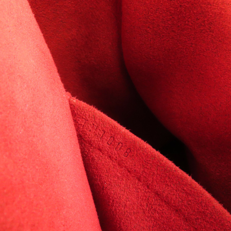 LOUIS VUITTON Damier Trevi金扣手挽肩背兩用袋棕色-9