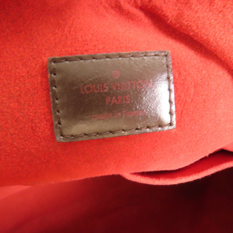 LOUIS VUITTON Damier Evora MM金扣手挽肩背兩用袋-8