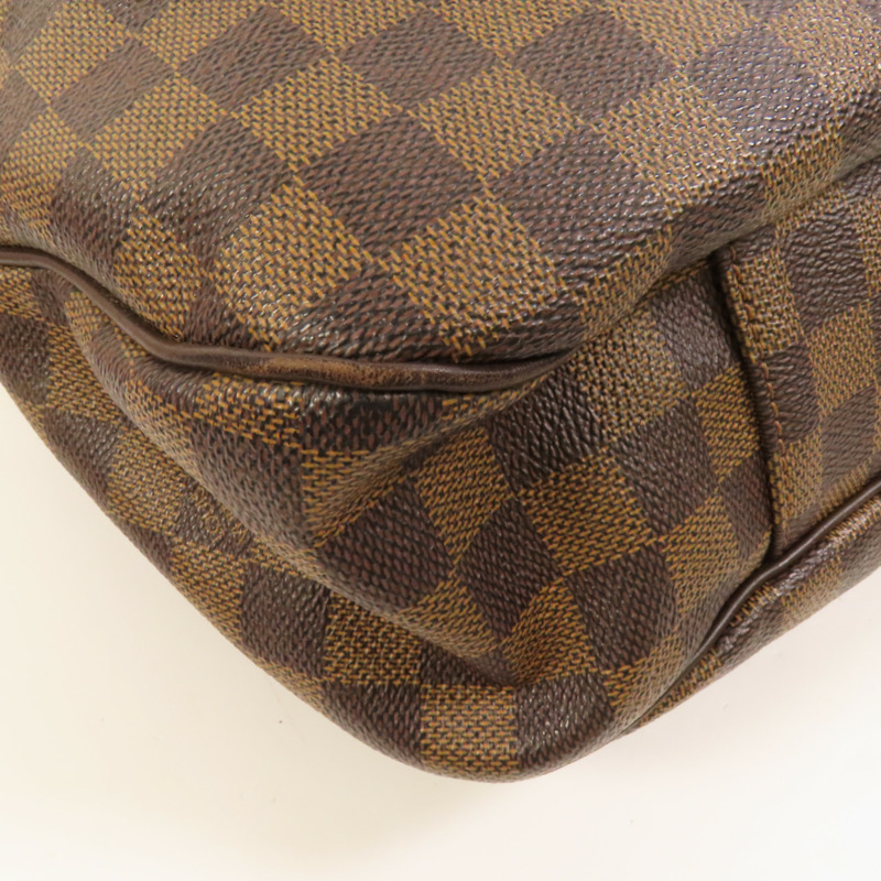 LOUIS VUITTON Damier Evora MM金扣手挽肩背兩用袋-12