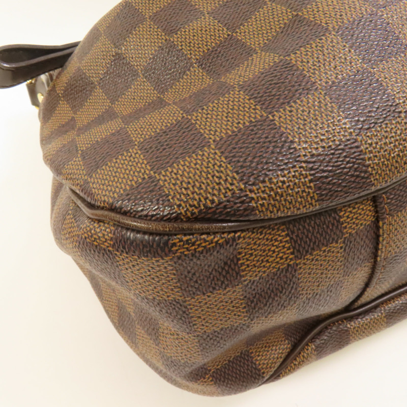 LOUIS VUITTON Damier Evora MM金扣手挽肩背兩用袋-13