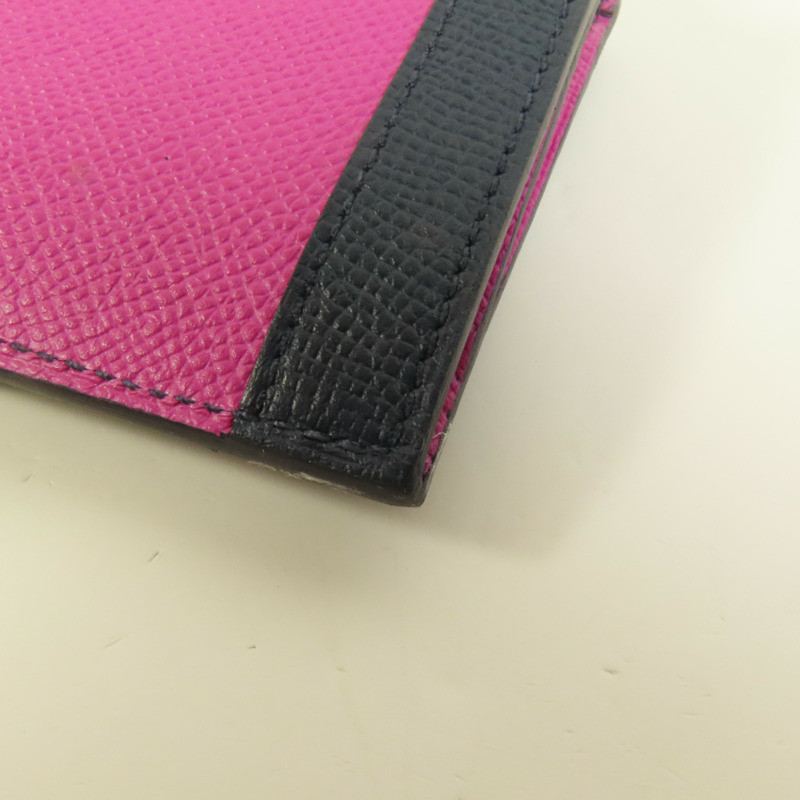 HERMES Epsom皮革Camail Long Wallet銀扣長錢包Magnolia-12