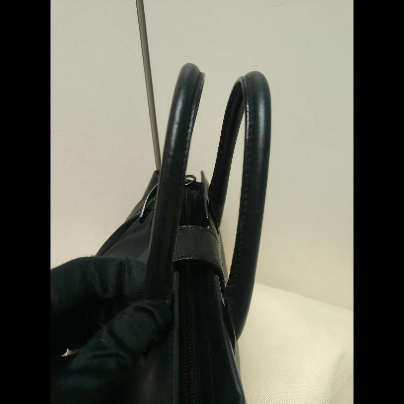 ‼️年前限時特賣‼️（原31800）至1/25⏰㊣✨YSL✨SAINT LAURENT 聖羅蘭 黑色 拼接 壓紋 鱷魚紋 烤漆 兩用 醫生包 手提包 肩背包包/二手精品/保證正品🌳二手樹屋🌳-31