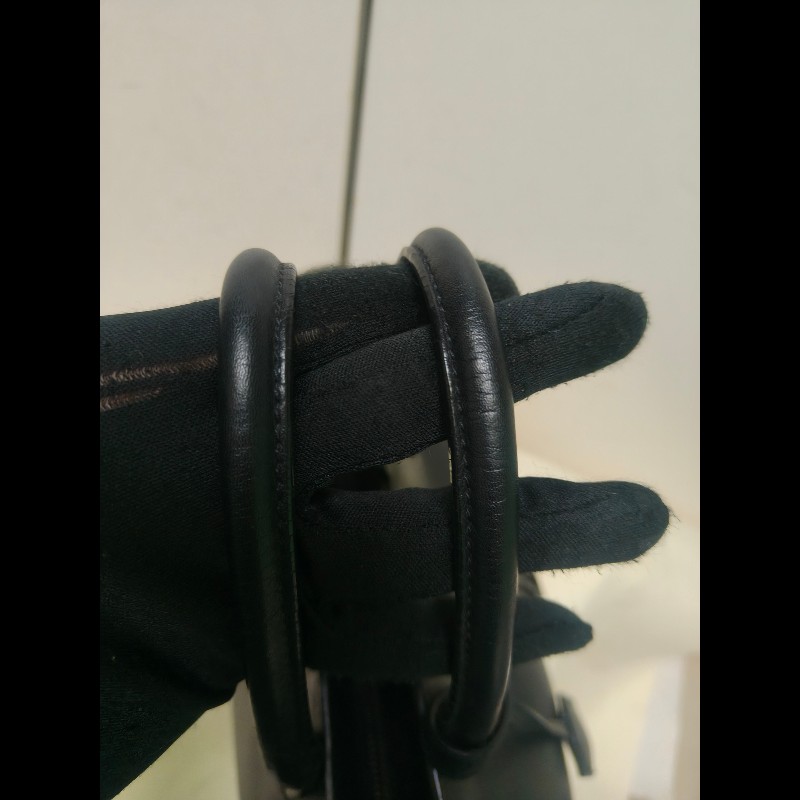 ‼️年前限時特賣‼️（原31800）至1/25⏰㊣✨YSL✨SAINT LAURENT 聖羅蘭 黑色 拼接 壓紋 鱷魚紋 烤漆 兩用 醫生包 手提包 肩背包包/二手精品/保證正品🌳二手樹屋🌳-37