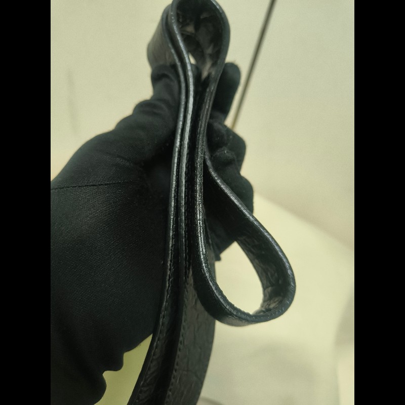 ‼️年前限時特賣‼️（原31800）至1/25⏰㊣✨YSL✨SAINT LAURENT 聖羅蘭 黑色 拼接 壓紋 鱷魚紋 烤漆 兩用 醫生包 手提包 肩背包包/二手精品/保證正品🌳二手樹屋🌳-53