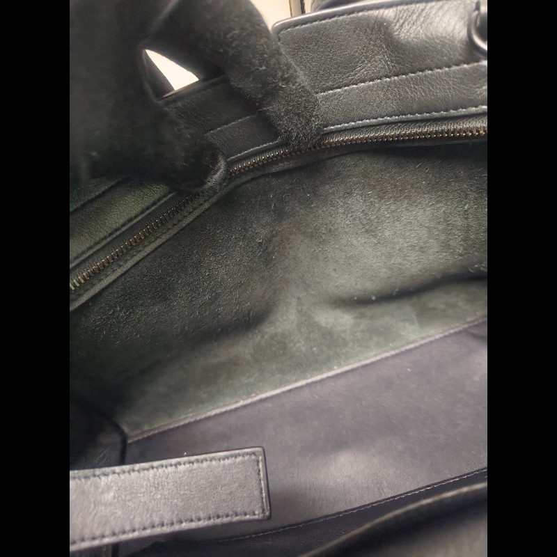 ‼️年前限時特賣‼️（原31800）至1/25⏰㊣✨YSL✨SAINT LAURENT 聖羅蘭 黑色 拼接 壓紋 鱷魚紋 烤漆 兩用 醫生包 手提包 肩背包包/二手精品/保證正品🌳二手樹屋🌳-57