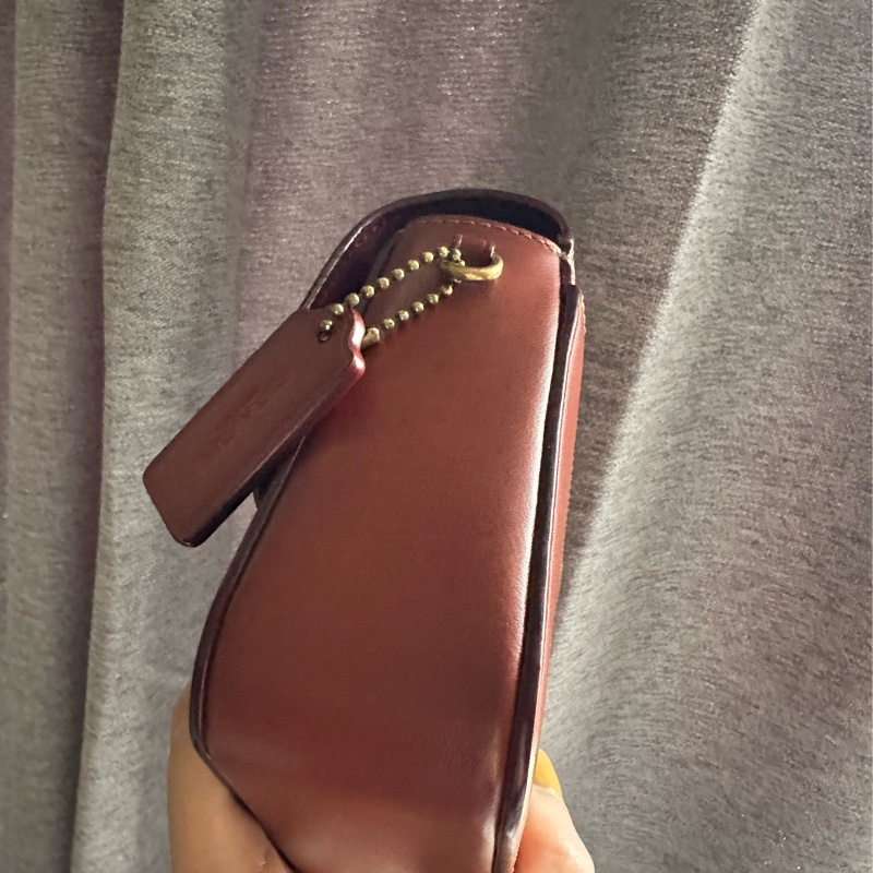 Coach madison 16 山茶花 老花 復古小方包-9