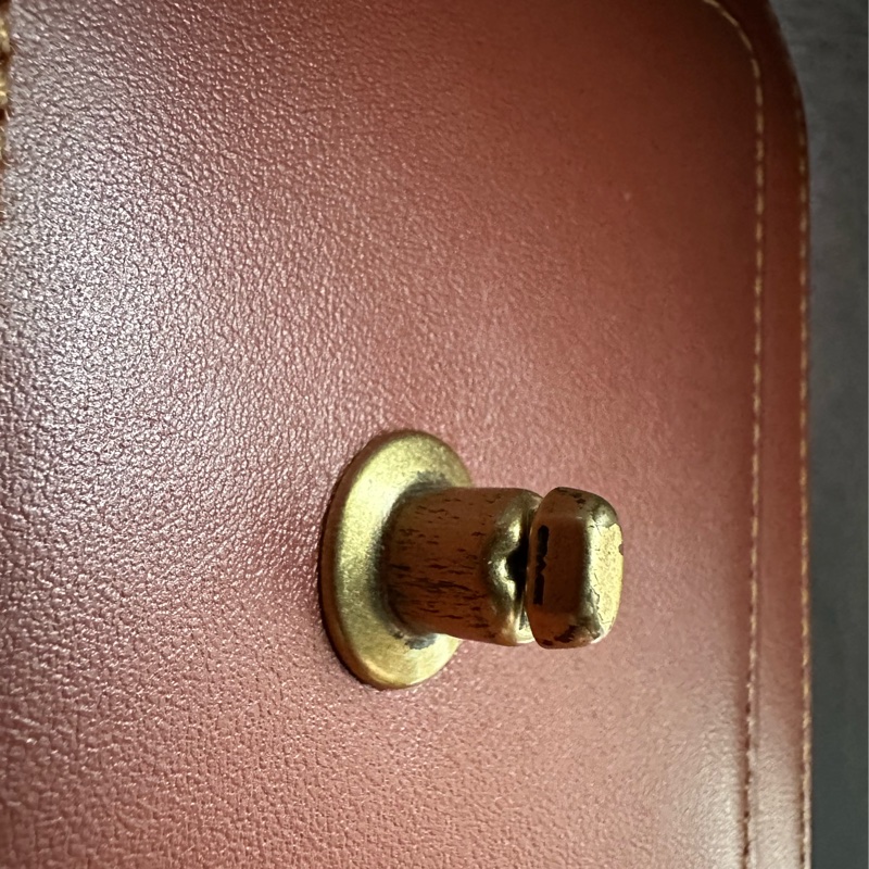 Coach madison 16 山茶花 老花 復古小方包-22