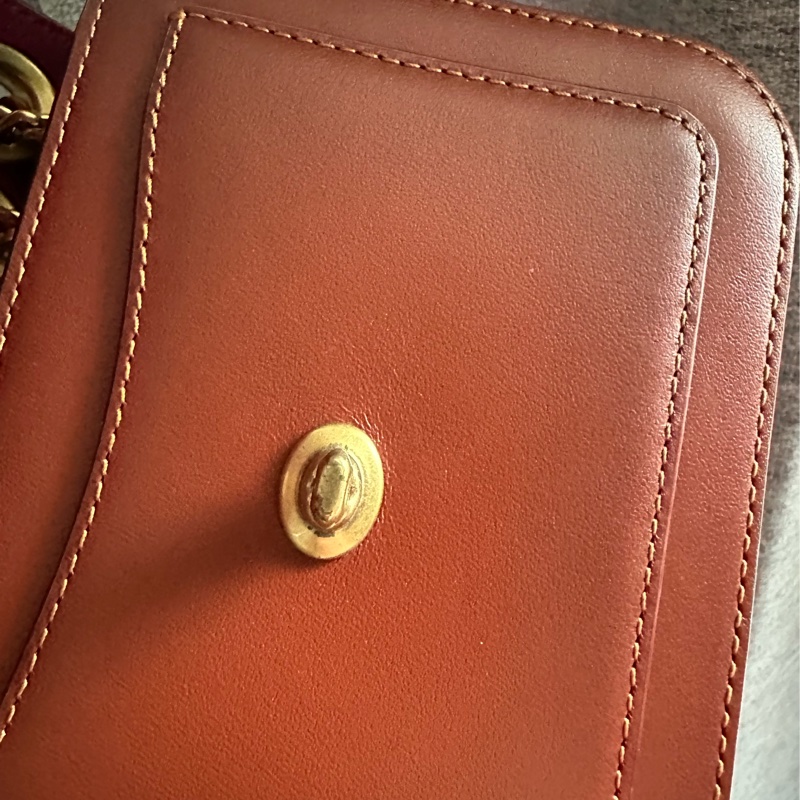 Coach madison 16 山茶花 老花 復古小方包-23