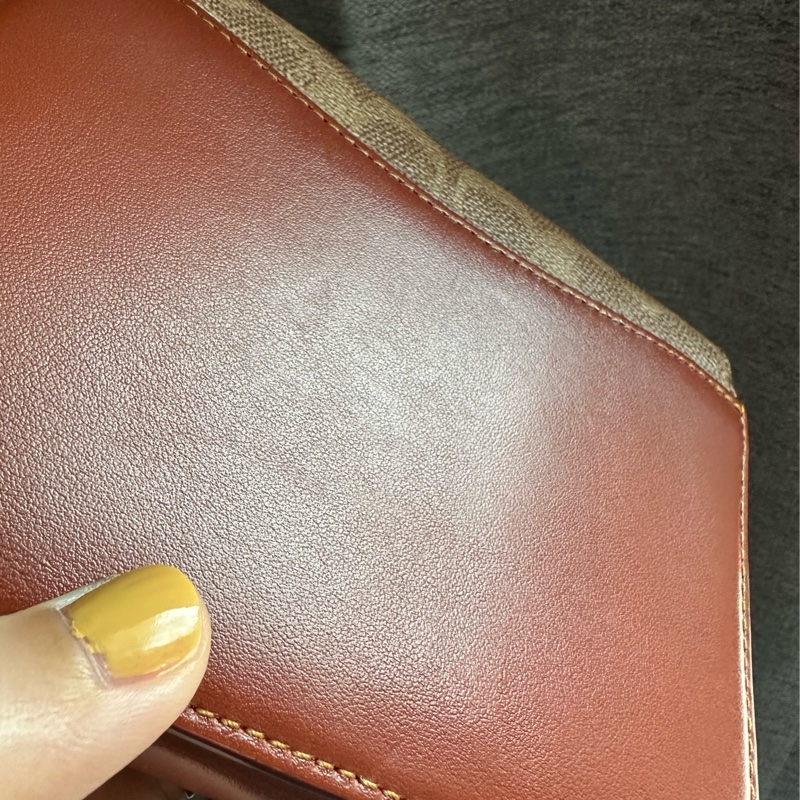 Coach madison 16 山茶花 老花 復古小方包-24