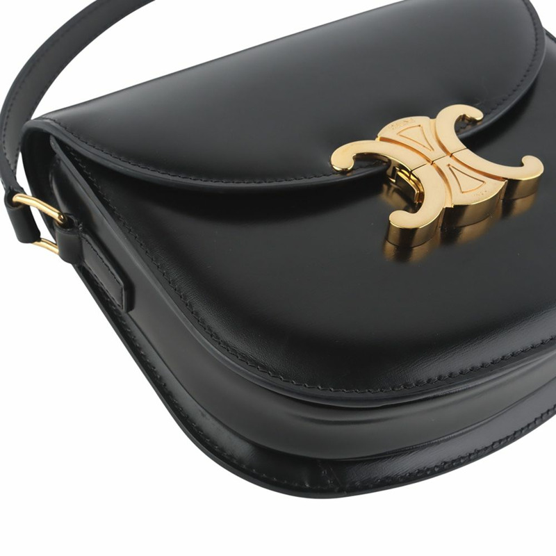 【包稅】CELINE Triope Triomphe Versace 錫製斜背包 34935Y-4
