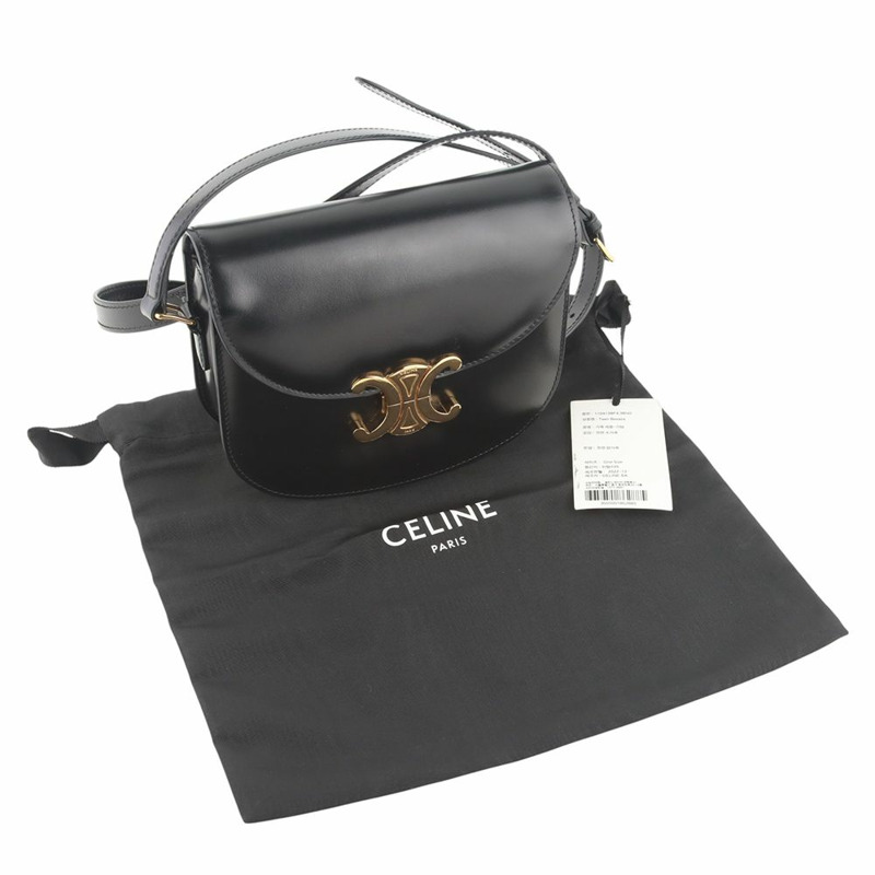 【包稅】CELINE Triope Triomphe Versace 錫製斜背包 34935Y-7