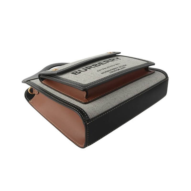 【包稅】BURBERRY 帆布雙色口袋迷你斜背包 8032437-4