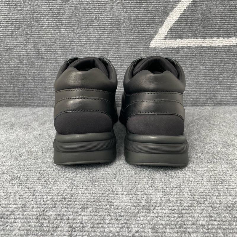 98新CHANEL香奈兒黑色皮面網面運動鞋 41碼無附件一-2