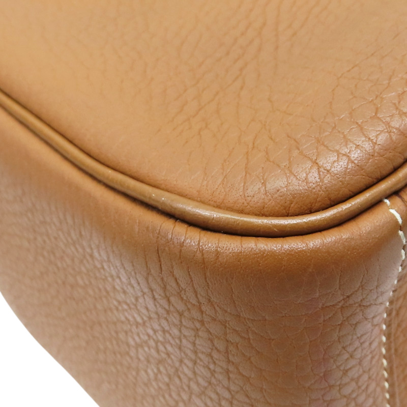 金棕色 Clemence 牛皮 Lindy 26 肩背包 Z刻 銀扣【HERMES 愛馬仕】 H073428CK37-10