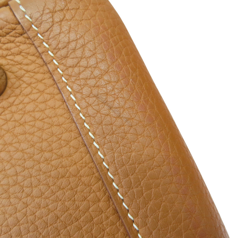 金棕色 Clemence 牛皮 Lindy 26 肩背包 Z刻 銀扣【HERMES 愛馬仕】 H073428CK37-12