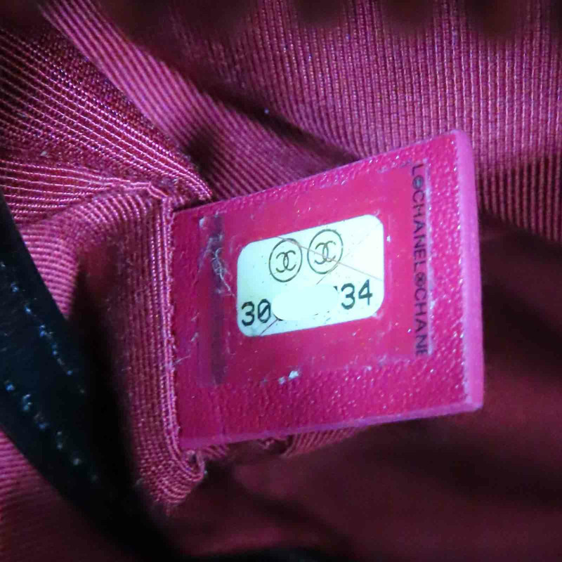 黑色 菱格紋 牛皮 Gabrielle Hobo 流浪包 鏈帶 肩背包【CHANEL 香奈兒】 A91810-7