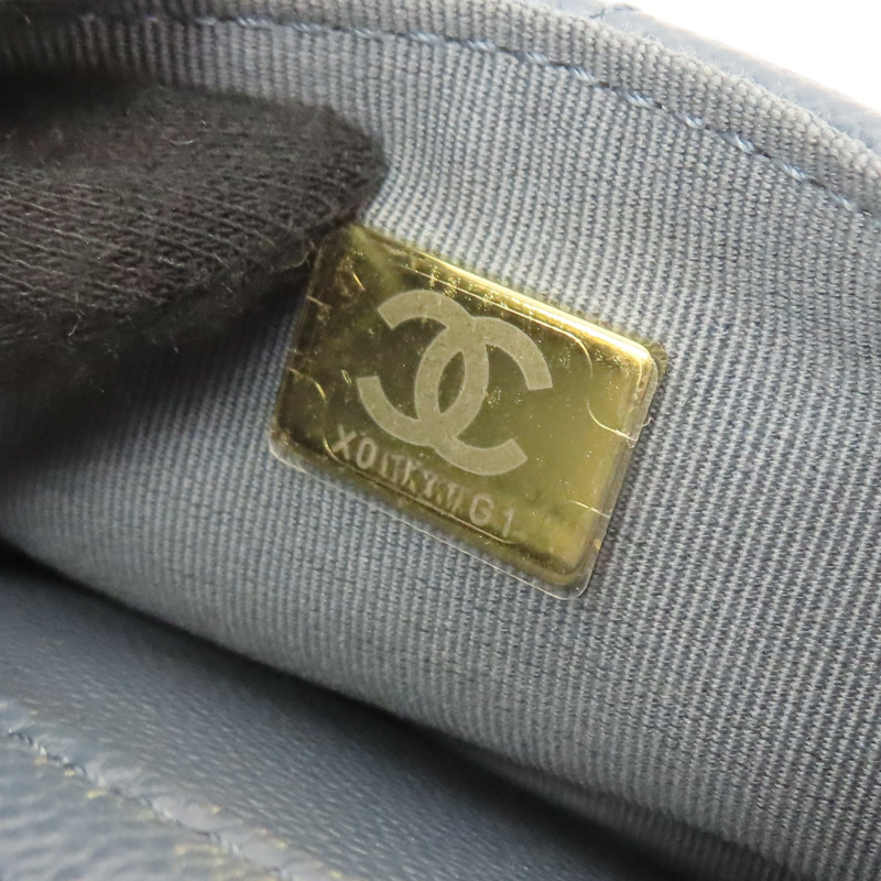 藍色 荔枝紋 牛皮 23K Duma 後背包 AS4398【CHANEL 香奈兒】 AS4398-8