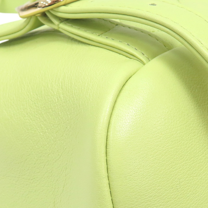 牛油果綠色 羊皮 23C Duma 後背包【CHANEL 香奈兒】 AS2908-15