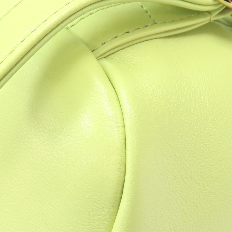 牛油果綠色 羊皮 23C Duma 後背包【CHANEL 香奈兒】 AS2908-16
