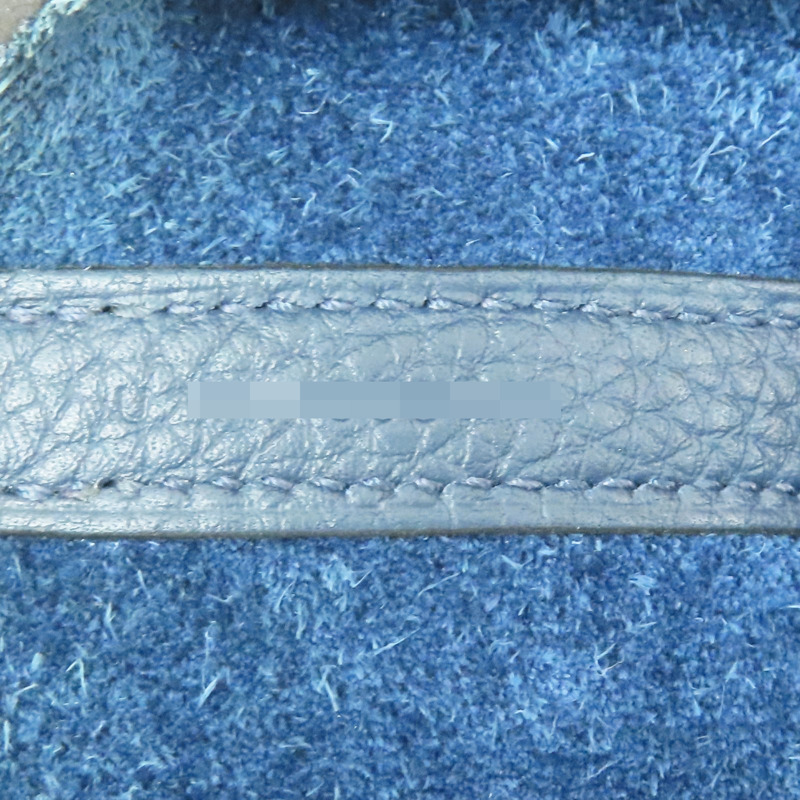 普魯士藍 Taurillon牛皮 Picotin Lock 18 手提包 U刻 金扣【HERMES 愛馬仕】 U刻/Blue De Prusse-6