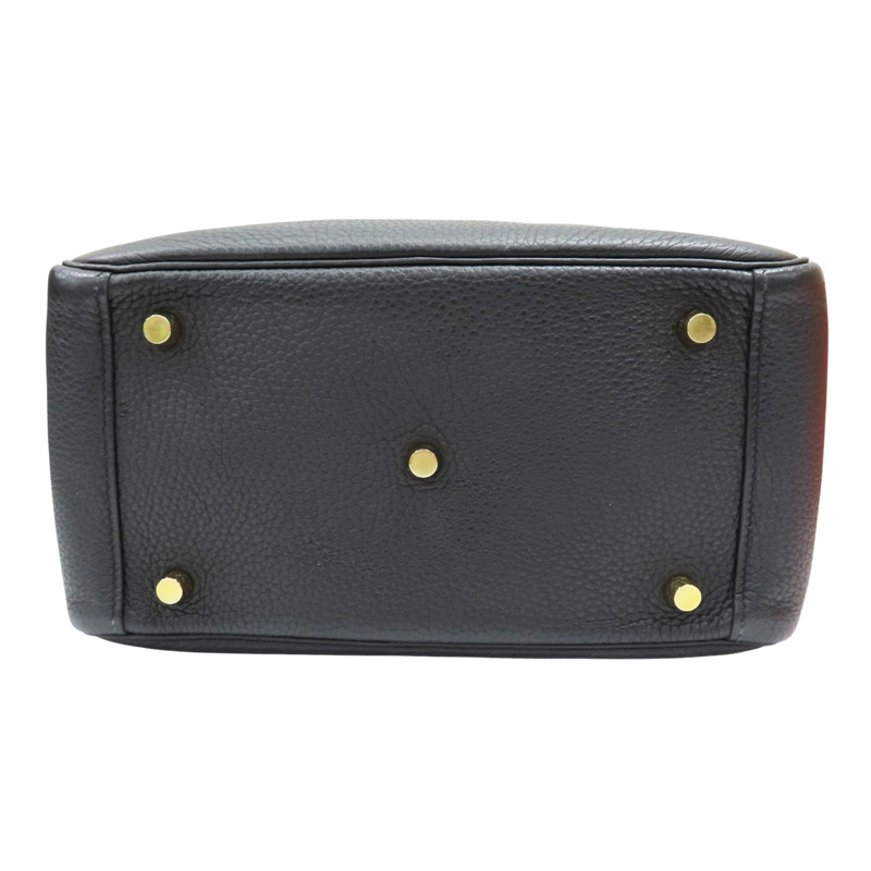 黑色 Clemence牛皮 Lindy 26 肩背包 Z刻 金扣【HERMES 愛馬仕】-3