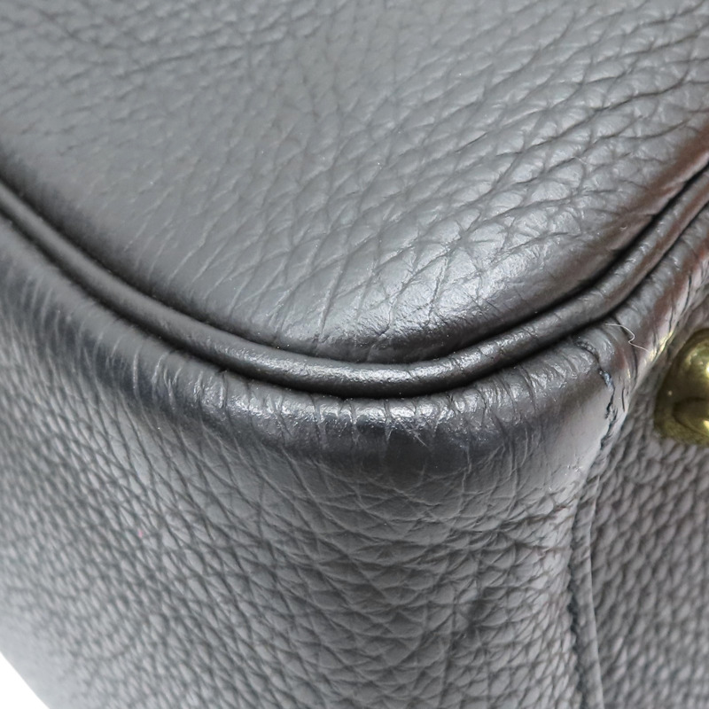 黑色 Clemence牛皮 Lindy 26 肩背包 Z刻 金扣【HERMES 愛馬仕】-8