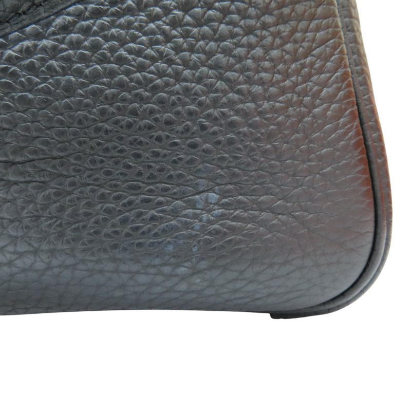 黑色 Clemence牛皮 Lindy 26 肩背包 Z刻 金扣【HERMES 愛馬仕】-12