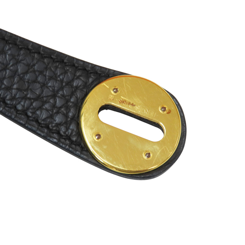 黑色 Clemence牛皮 Lindy 26 肩背包 Z刻 金扣【HERMES 愛馬仕】-14