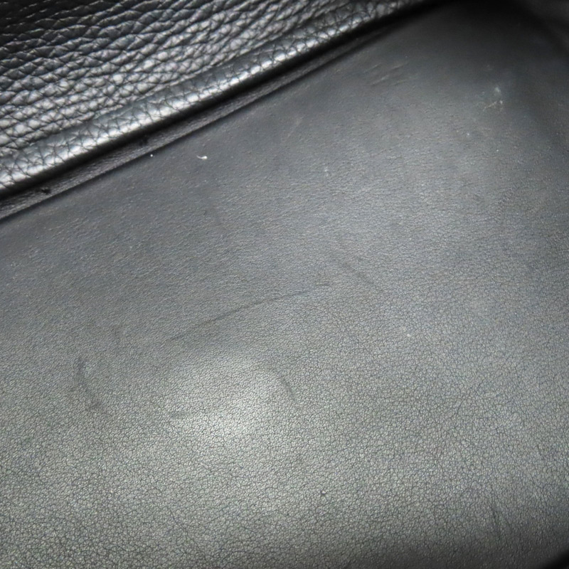 黑色 Clemence牛皮 Lindy 26 肩背包 Z刻 金扣【HERMES 愛馬仕】-15