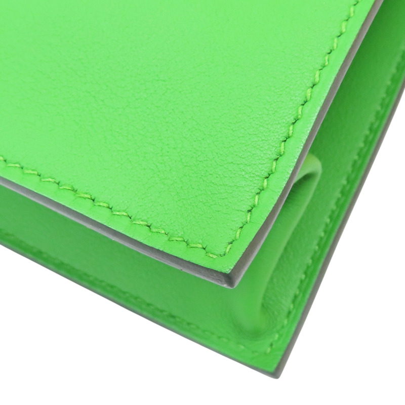 絲蘭綠 Swift牛皮 Kelly Danse II 肩背包 B刻 金釦【HERMES 愛馬仕】 H079233CCA8-9