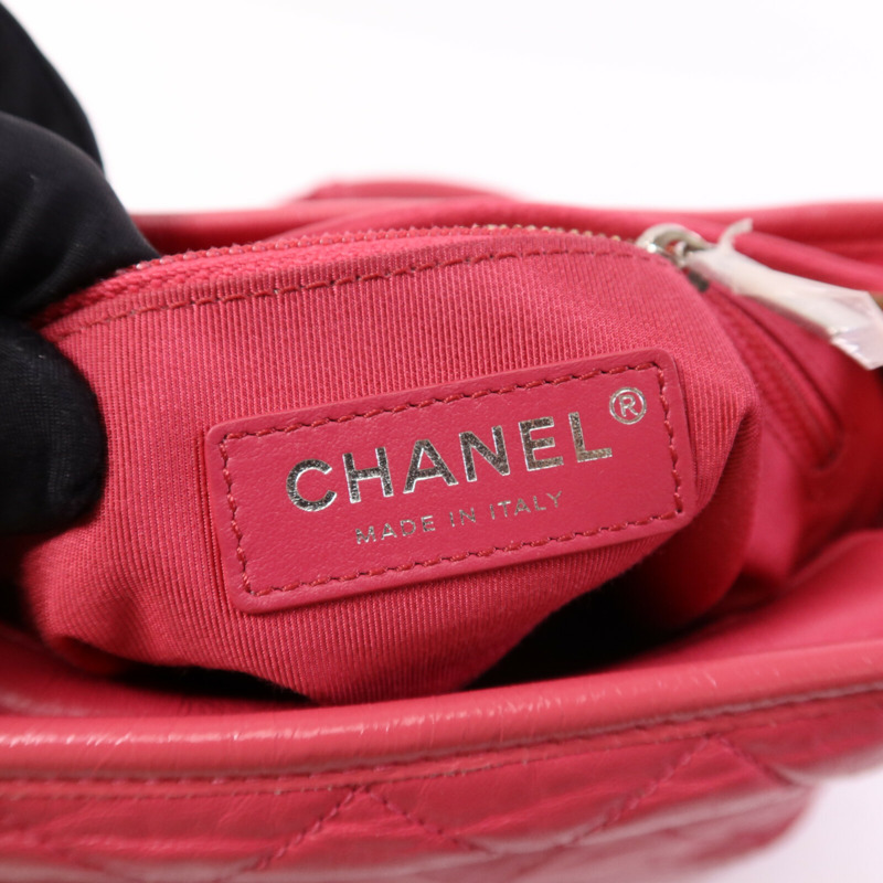 CHANEL 牛皮皮革Gabrielle Small鏈帶肩背袋-5