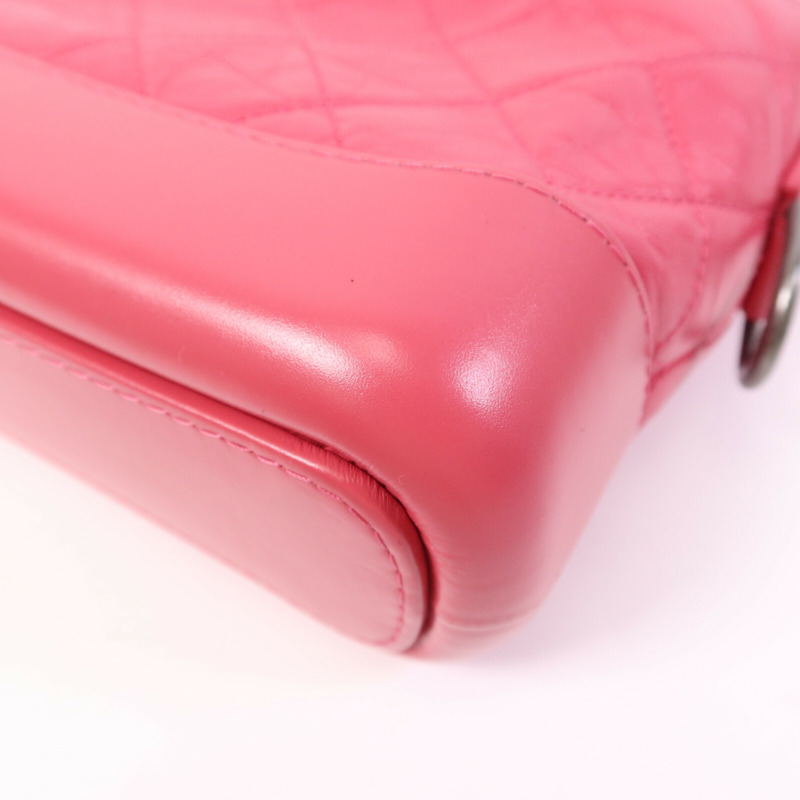 CHANEL 牛皮皮革Gabrielle Small鏈帶肩背袋-12