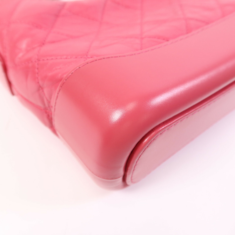 CHANEL 牛皮皮革Gabrielle Small鏈帶肩背袋-13